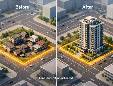 Q5. 重建過程中，我的土地持分會改變嗎？